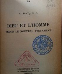 DIEU ET L'homme SELON LE NOUVEAU TESTAMENT